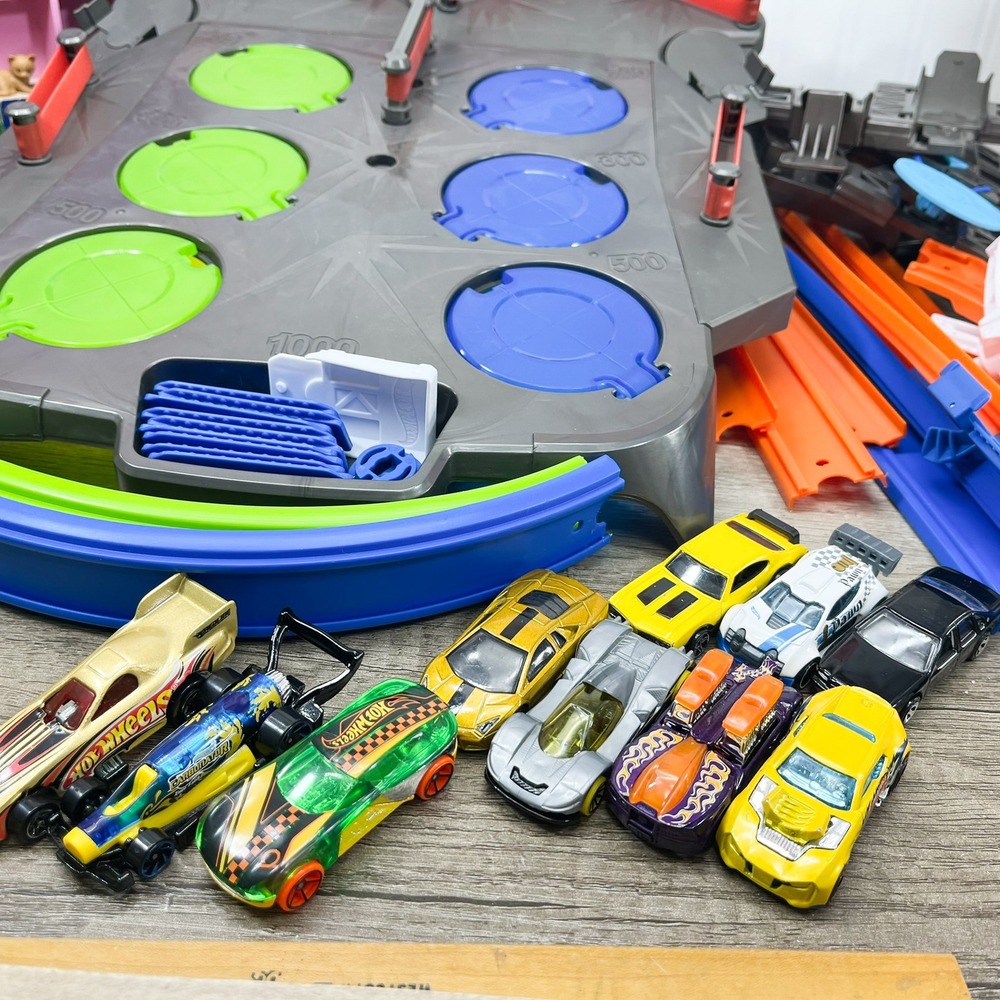 Hot Wheels Action Rebound Racer (complete) and Track Builder System pieces - Picture 8 of 8